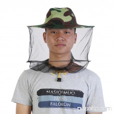 Ashata Midge Mosquito Insect Hat Mesh Fishing Caps Head Net Face Protector Camouflage Camping Kit, Head Net, Head Net Face Protector